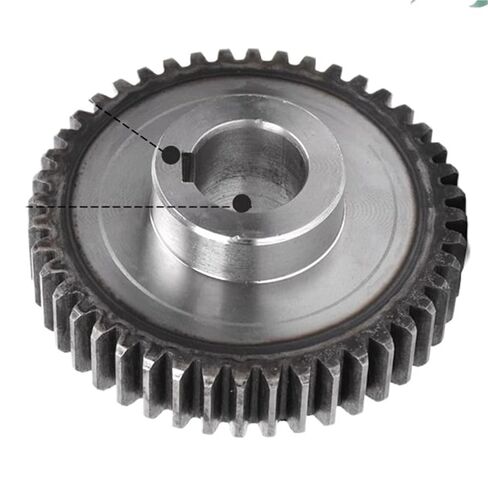 Single and Double Row Gear 45 Steel Hardened Tooth Surface Gear 45 Degree Inclined Industrial Transportation Rotating Spiral in Saudi Arabia