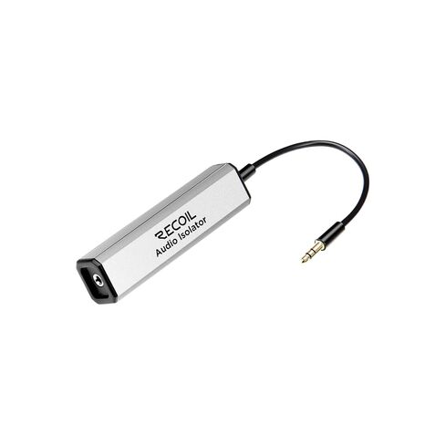 RECOIL MNF Ground Loop Noise Isolator Filter for Car Audio Permalloy Transformer Home Stereo System with 3.5mm Audio Cable in Saudi Arabia