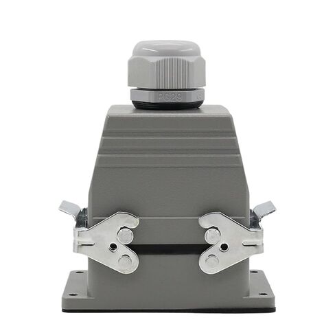 HDC-HSB-012 موصل عالي التحمل 12 دبابيس أساسية مستطيلة مقبس الطيران الصناعي تيار كبير 35A 1 قطعة (الخط العلوي) in Kuwait
