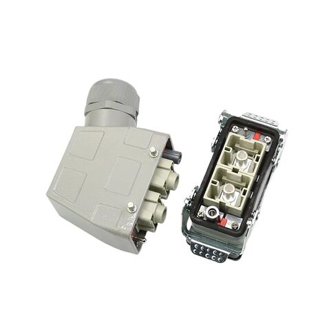 200A Rectangular Heavy-Duty Connectors 1/2/3/4/6 Pins Aviation Industry Sockets Rated Voltage 1000V 1Pcs(Red-Single-Single) in Saudi Arabia