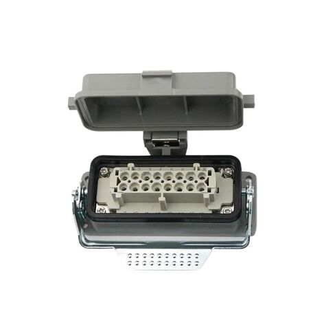 16 Core H16B - HE 016-1 Heavy Connectors with Cover Side Out Stand-up 16A 500v Screw Feet 1Pcs in Saudi Arabia