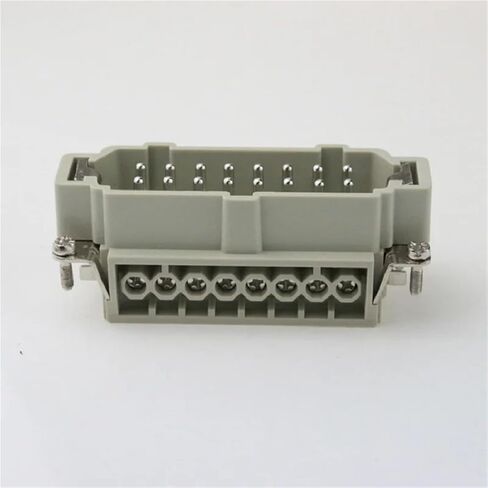 16 Core H16B - HE 016-1 Heavy Connectors with Cover Side Out Stand-up 16A 500v Screw Feet 1Pcs in Saudi Arabia