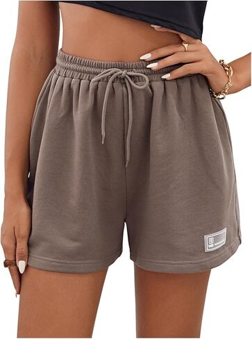 MakeMeChic Women's Sweat Shorts Summer Casual Camo Boxer Workout Shorts in Saudi Arabia