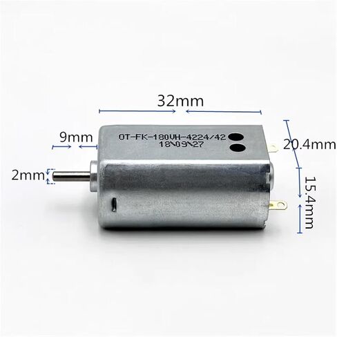 FK-180VH-4224 Mini 180 Motor DC 3V 3.7V 4.2V 20000RPM High Speed Carbon Brush Strong Magnetic 20mm Motor 1Pcs in Kuwait