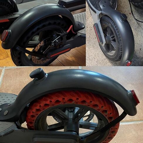 Rear Scooter Fender Bracket Mudguard Replacement Accessory, Black Plastic, Compatible with Xiao-mi M-365/Pro 1S Scooter in Saudi Arabia