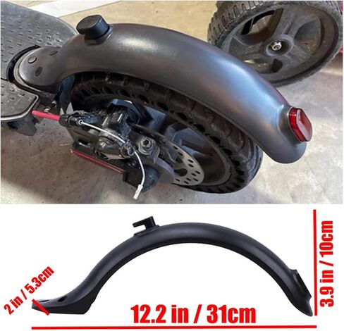 Rear Scooter Fender Bracket Mudguard Replacement Accessory, Black Plastic, Compatible with Xiao-mi M-365/Pro 1S Scooter in Saudi Arabia