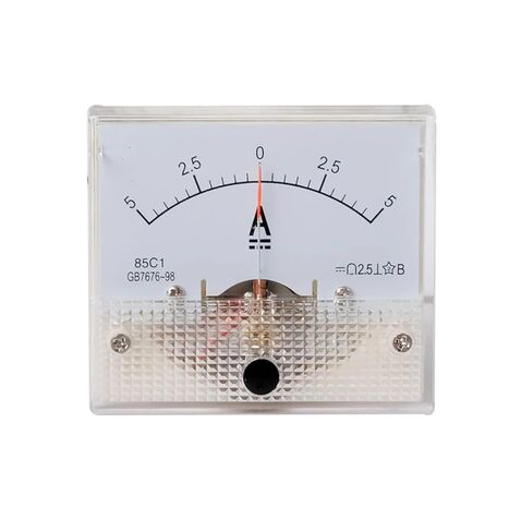 85C1-A DC /75mv Amperemeter Gauge Analog Panel Current Meter10A -0-10A 1A 3A 20A 200A 500A 1Pcs(300A -0-300A(75mV)) in Saudi Arabia
