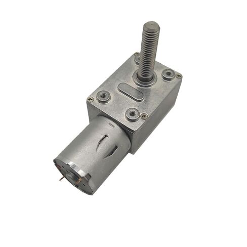 Package A 12V 90rpm DC Worm Geared Electronic Starter Low Speed Reducer JGY370-M8 Threaded Shaft Length 33mm in Saudi Arabia