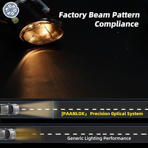 مصابيح الضباب لسيارات BMW E46 3 Series & M3 (2001-2006) - تناسب مباشر 320i/325i/330i مع حزمة رياضية واستبدال مصابيح الضباب M-Tech Aero | SAE/DOT (دخان) in Kuwait