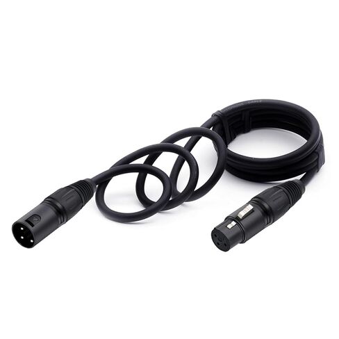 Balanced XLR Cable 3 Pin Male to Female Snake Cord Professional Microphone Cable for Recording,Mixing,Amplifier Black&Silver 1Pcs(Silver,3m) in Saudi Arabia