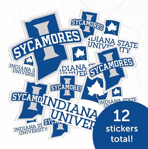 Desert Cactus Indiana State University Sticker Sycamores ISU Vinyl Decals Laptop Water Bottle Car Scrapbook T1 (Type 1-2) in Saudi Arabia
