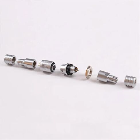 XS6 Mini Socket 2Pin 3Pin 4Pin 5Pin 6mm Flange Quick Connector Push-Pull Docking Connectors Angle 1Pcs(XS6-2PIN Angle) in Saudi Arabia