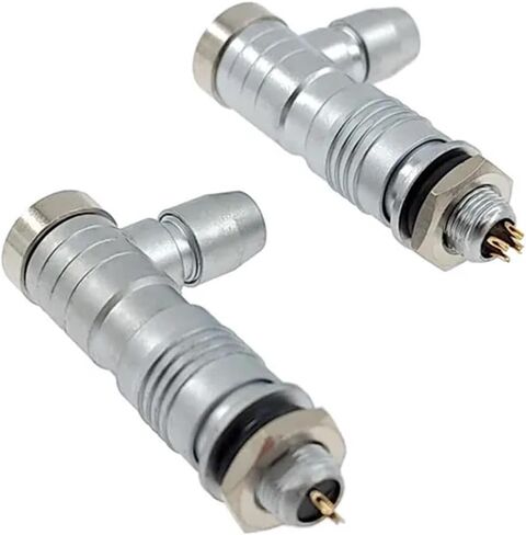 XS6 Mini Socket 2Pin 3Pin 4Pin 5Pin 6mm Flange Quick Connector Push-Pull Docking Connectors Angle 1Pcs(XS6-2PIN Angle) in Saudi Arabia