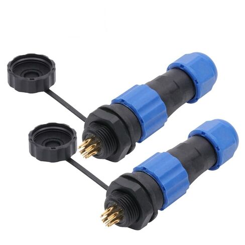 10Sets/lot Aviation Plug Socket Male+Female SD13 Series 1/2/3/4/5/6/7/9 Pins IP68 SP13 M13 Aviation Connector(SD13-5P) in Saudi Arabia