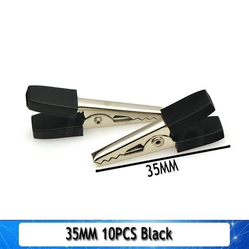 10PCS 35MM/50mm Plastic Handle Test Probe Metal Clips(50MM 5R and5 B) in Saudi Arabia