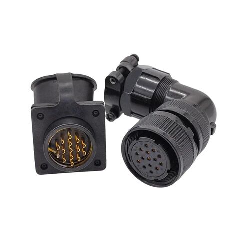 موصلات أداة الآلة YD28 4pin 3P+E YD28K15T واقي معدني وموصل محرك مؤازر 1 قطعة (أخضر-15 دبوس) in Kuwait