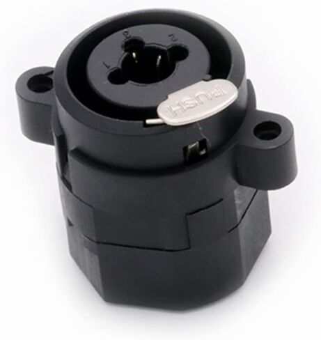 Dual Function Audio Panel Mount 6.35mm Female Jack 3 Pin X L R Female Jack Socket 7 Feet Right Angle Chassis 10Pcs in Kuwait