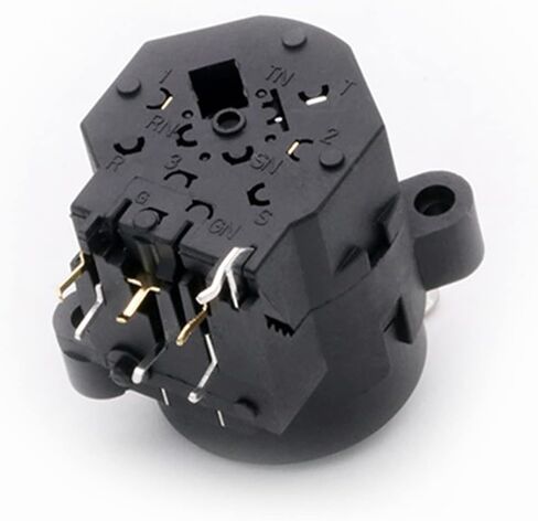 Dual Function Audio Panel Mount 6.35mm Female Jack 3 Pin X L R Female Jack Socket 7 Feet Right Angle Chassis 10Pcs in Kuwait