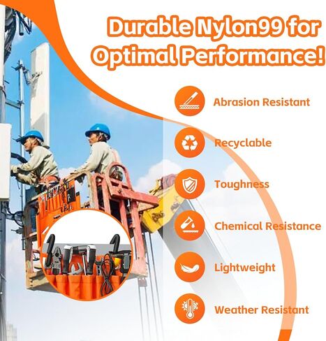 عبوتان من الخطافات الجوية، تناسب شفة الدلو الهوائية مقاس 2 بوصة، وخطافات Lineman، وتصميم نايلون أسود 99 | مثالية لاستخدام Lineman والدلو in Kuwait