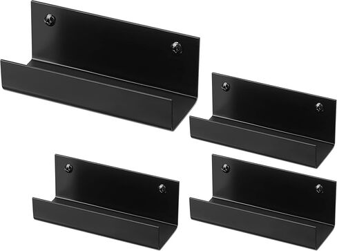 Blulu 2 Pcs Wall Mount Ladder Wall Wheelbarrow Hanger Steel Garage Storage Hook Wheelbarrow Hanger Heavy Duty Garage Storage Organizer for Hang Ladders Carts Chair Bicycle (Black) in Saudi Arabia