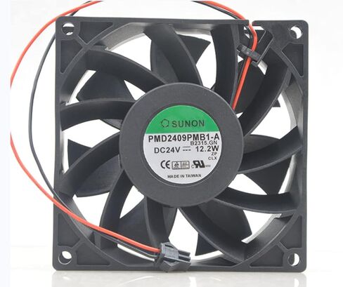 PMD2409PMB1-A 92x92x38mm 24V 12.2W SUNON 4200RPM 120.2CFM 9CM 2-Wire Cooling Fan in Saudi Arabia