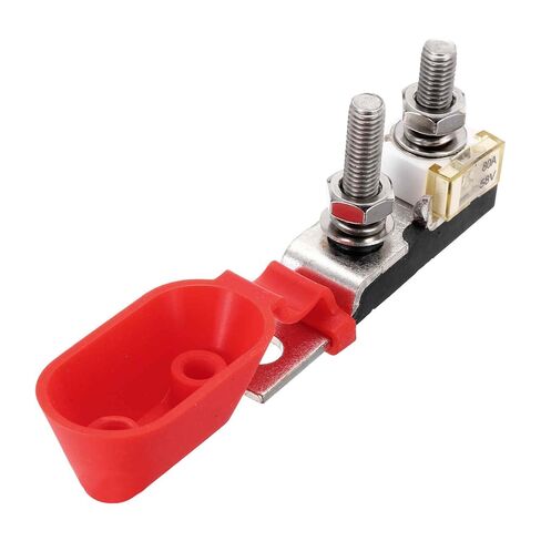 MECCANIXITY 150A Terminal Block Fuse, 58V DC Marine Rated Battery Fuse and Terminal Block for The Circuit Protection of Automobiles RVs Cranes Ships 23.5x20x12mm in Saudi Arabia
