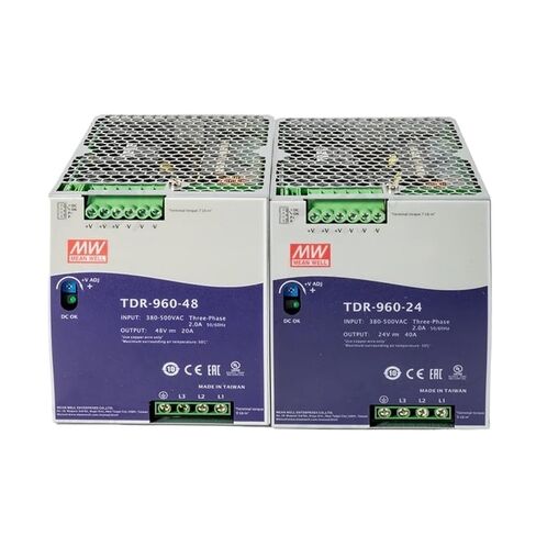 TDR-960-24 960W سكة DIN صناعية ثلاثية الطور مع وظيفة PFC TDR-960 24V 40A in Saudi Arabia