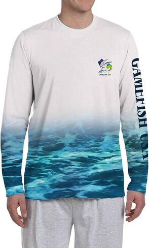 قميص الصيد GAMEFISH USA UPF 50 من الألياف الدقيقة الماصة للرطوبة وأكمام طويلة in Saudi Arabia