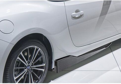 Q1-TECH، 5 قطع من الشفة الأمامية + تنورة جانبية Rocker Winglet Canard Diffuser Wing متوافق مع طراز 2025-2027 Toyota Camry SE/XSE، مقسم الشفة الأمامية ABS (أسود لامع) in Saudi Arabia