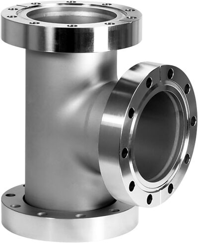 1pcs Vacuum Tee Fitting with CF Flanges - UHV Rated, 2.12 Inch Conflat Flanges, for Ultra-High Vacuum use(CF200) in Saudi Arabia