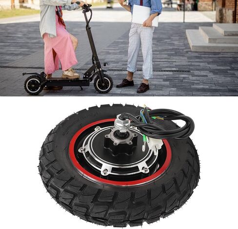 Bnineteenteam Electric Scooter Hub Motor, 10 Inch 48V 800W Pneumatic Tires Aluminum Alloy Hub Motor for Electric Scooter Enthusiasts in Saudi Arabia