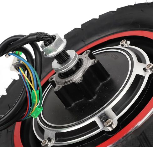 Bnineteenteam Electric Scooter Hub Motor, 10 Inch 48V 800W Pneumatic Tires Aluminum Alloy Hub Motor for Electric Scooter Enthusiasts in Saudi Arabia