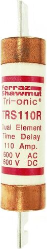 Ferraz Shamwut/Mersen TRS-110R, 110A 600V Dual Element Time-Delay Current Limiting Class RK5 Fuse in Saudi Arabia