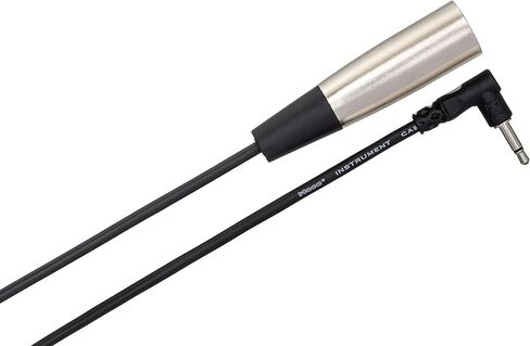 Hosa XVM-305M Camcorder Microphone Cable, Right-angle 3.5 mm TS to XLR3M, 5 Feet in Saudi Arabia