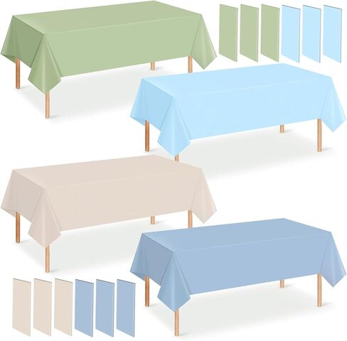 3 Pack Pink and Orange Plastic Tablecloth Party Decorations, Groovy Hot Pink and Orange Disposable Table Cover, Rectangle Table Cloth for Tequila Sunrise Sunset Birthday Party Decorations, 54x108 Inch in Saudi Arabia