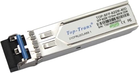 الوحدة الضوئية TOP-SFP-622M-40D: الوحدة الضوئية جيجابت 622M 40km متوافقة تمامًا in Kuwait