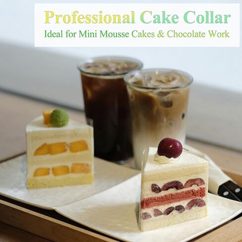 Thin Cake Collar 2.4 Inch×164 Ft, Acetate Roll Clear Cake Strips, 75 Microns Thin Acetate Sheets for Mousse Cake Decorating in Saudi Arabia