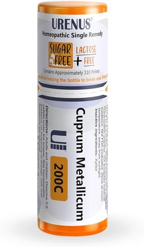 Cuprum Metallicum 30C Sugar Free Lactose Free Homeopathic Remedy 110 Pellets, Urenus in Saudi Arabia