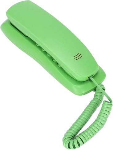 Bewinner Mini Landline Phone, Compact Landline Telephone with Mute, Pulse Dialing, Anti Interference Thunder, Desk Wall Convertible, Ideal for Office Home Hotel (Blue) in Saudi Arabia