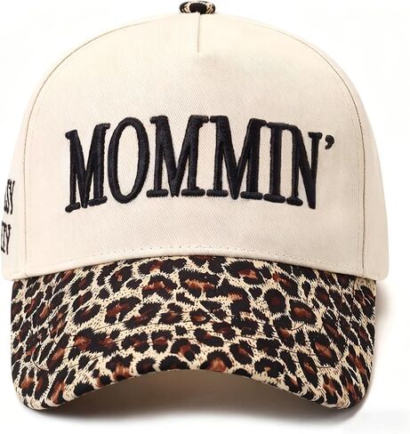 Mommin Trucker Hat, Mothers Day Mom Gifts for Women Baseball Baps Two-Tone Embroidery Mama Hats for Casual Wear in Saudi Arabia