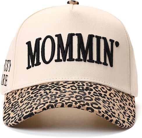 Mommin Trucker Hat, Mothers Day Mom Gifts for Women Baseball Baps Two-Tone Embroidery Mama Hats for Casual Wear in Saudi Arabia