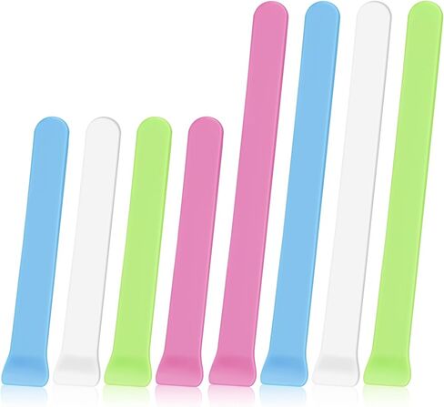 Gartful 4PCS Silicone Stir Sticks, Reusable Epoxy Resin Wax Sticks, Stirring Tool for for Mixing Resin, Paint, Liquid, Making Glitter Tumblers Cups, Arts, Crafts, Facial Mask, 4.7" & 6.3" Long, Purple in Saudi Arabia