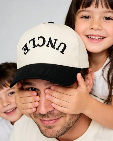 Upside Down Uncle Hat, Pregnancy Announcement Gifts for Uncle, Funny Fathers Day Birthday Gift from Niece & Nephew in Saudi Arabia