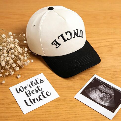 Upside Down Uncle Hat, Pregnancy Announcement Gifts for Uncle, Funny Fathers Day Birthday Gift from Niece & Nephew in Saudi Arabia