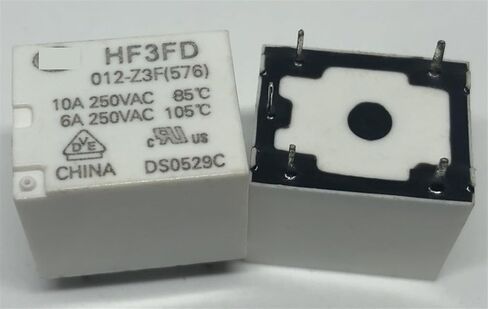 HF3FD 009-ZTF(576) HF3FD 012-ZTF(088) HF3FD 018-ZST HF3FD 012-Z3F(576) (T73-1C-9V12V/18V-10A) Relay 5 Pins 1Pcs(HF3FD 012-Z3F(576)) in Saudi Arabia