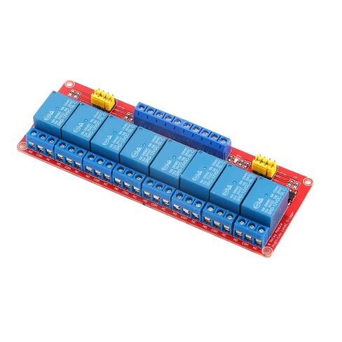لوحة وحدة تتابع Optocoupler ذات 8 قنوات، مشغل عالي ومنخفض 5 فولت/12 فولت/24 فولت (24 فولت) in Kuwait