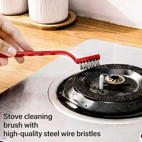 Crevice Cleaning Brush Set, Multifunctional Hard Bristle Brushes, Bathroom, Toilet, Kitchen Sink Dead Corner, Window Gap, Floor Brush, Sink, Cup (8pcs) in Saudi Arabia