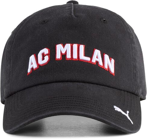 PUMA Unisex A.C. Milan Cap, Black-for All Time Red SS26, OSmallFA ACM Culture Cap in Saudi Arabia