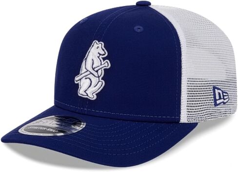 New Era Chicago Cubs Cooperstown 1914 Trucker 9Seventy Snapback Adjustable Hat Blue in Saudi Arabia