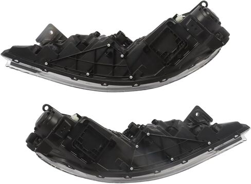 Pair Halogen DRL Headlight Assembly Compatible with 2015-2017 200 Front Driver Passenger Side Projector Headlamp Chrome Trim CH2502292 CH2503292 Left and Right in Saudi Arabia